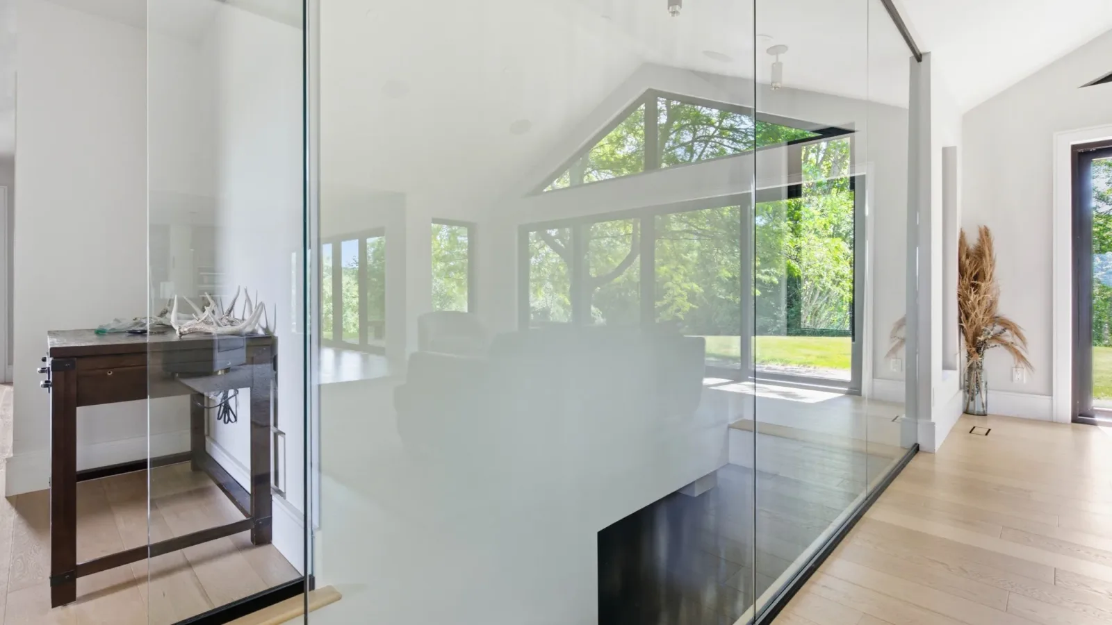 Custom glass shower enclosure installed by VGS Group