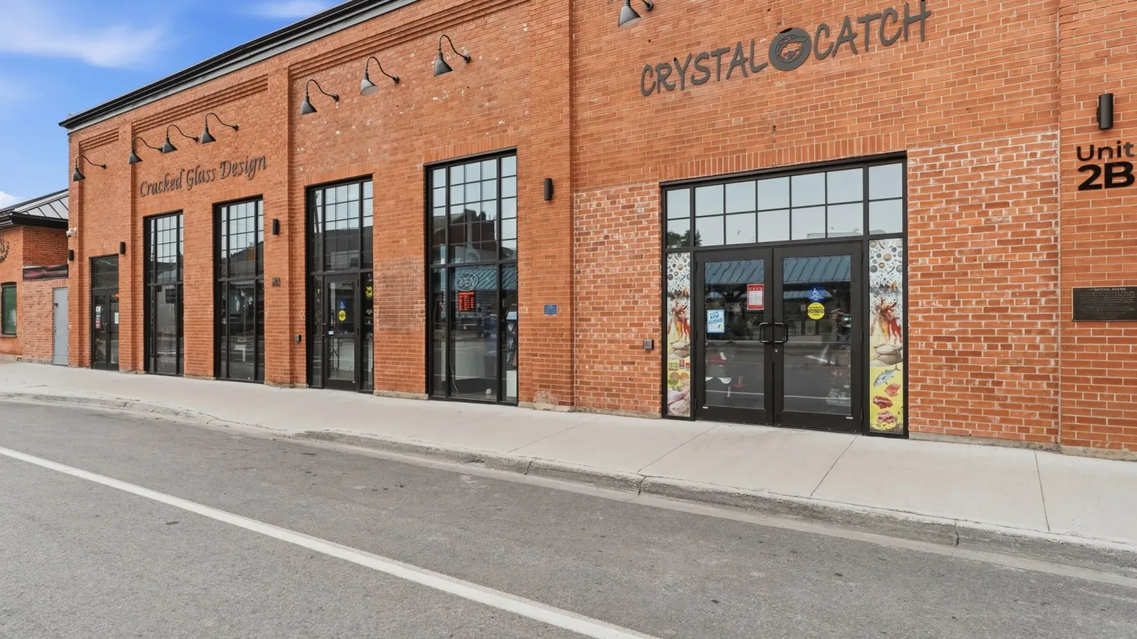 Commercial storefront glazing installed by VGS Group