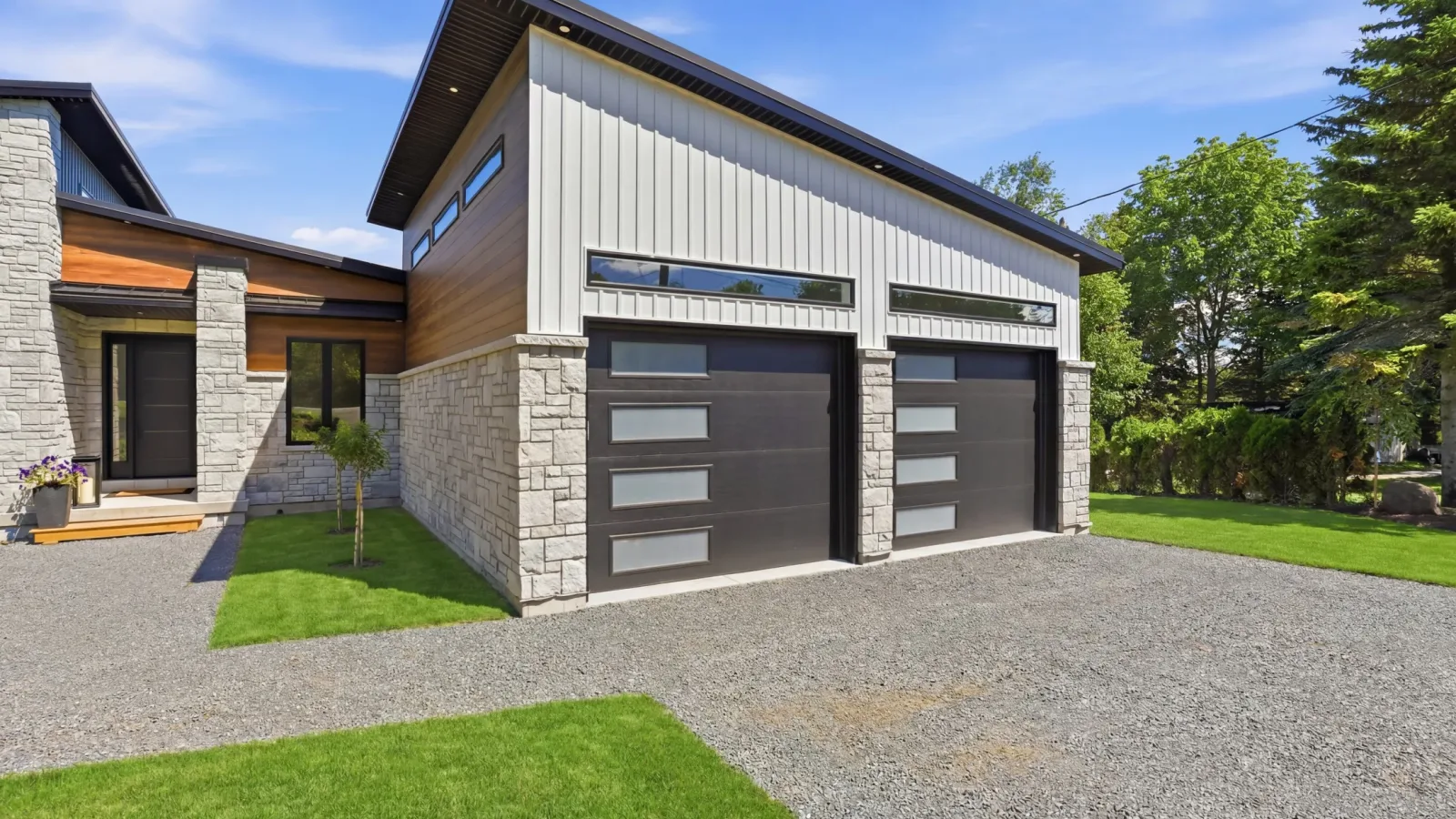 Insulated residential garage doors installed by VGS Group
